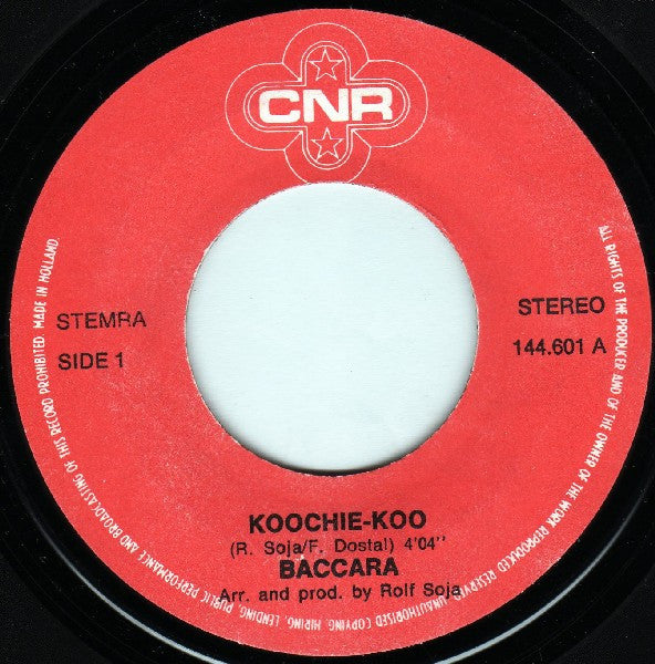 Baccara : Koochie-Koo (7", Single)