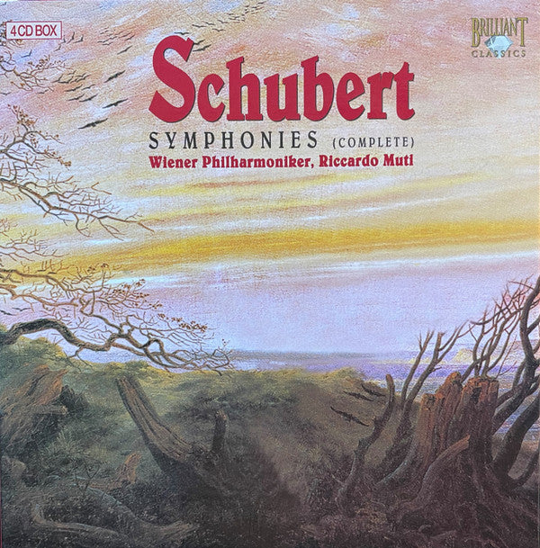 Franz Schubert - Wiener Philharmoniker, Riccardo Muti : Symphonies (Complete) (4xCD, Comp, RE + Box)