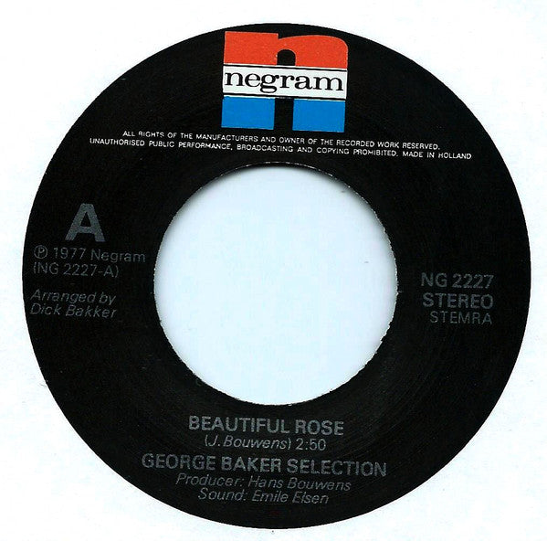 George Baker Selection : Beautiful Rose  (7", Single)
