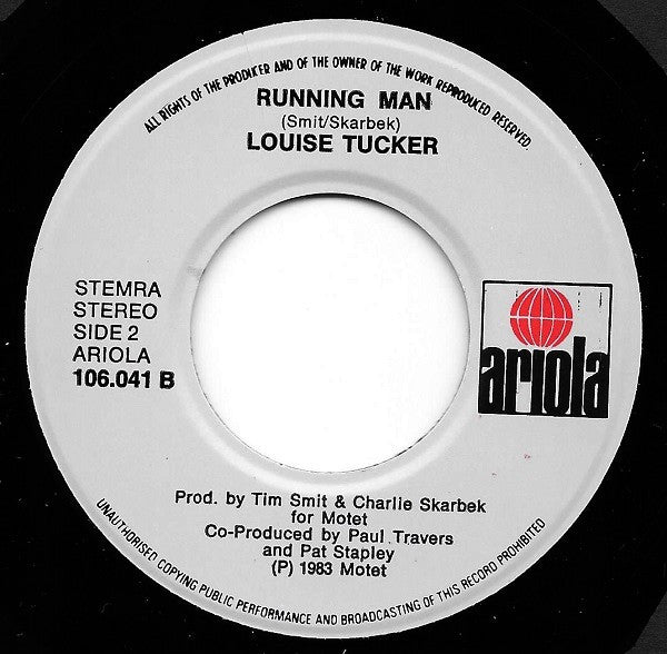 Louise Tucker : Dancing By Moonlight (7", Single)
