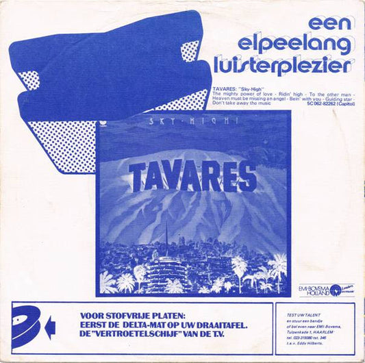 Tavares : Don't Take Away The Music (Part 1) (7", Single)