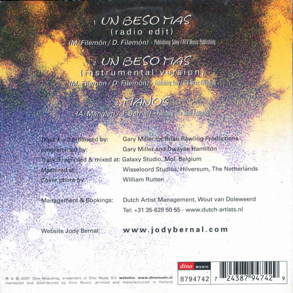 Jody Bernal : Un Beso Mas (CD, Single)