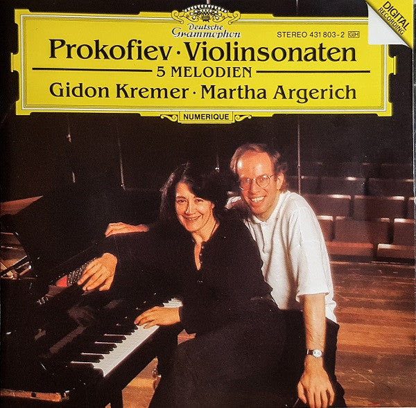 Sergei Prokofiev, Gidon Kremer, Martha Argerich : Violinsonaten · 5 Melodien (CD, Album)