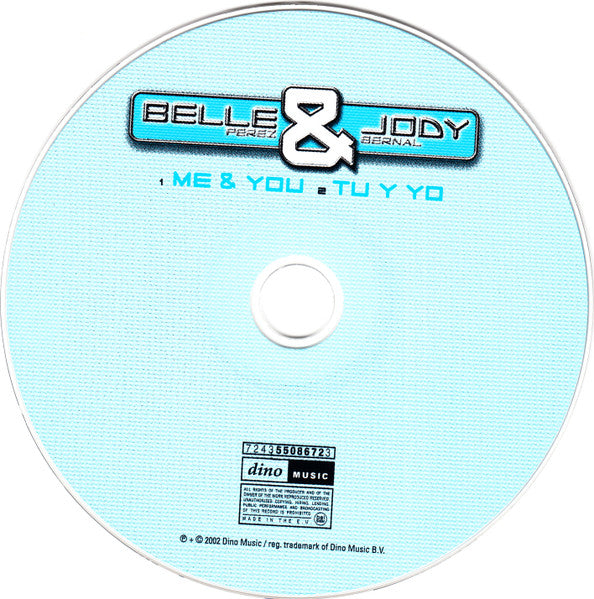 Belle Perez & Jody Bernal : Me & You (CD, Single)