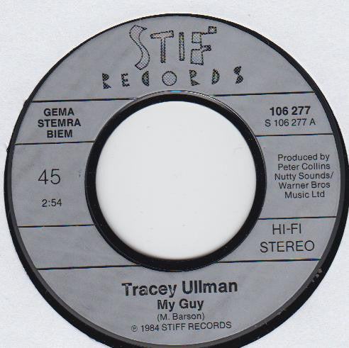 Tracey Ullman : My Guy's... ...Mad At Me (7", Single)