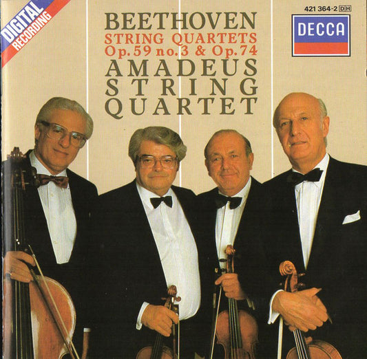 Ludwig van Beethoven, Amadeus-Quartett : String Quartets Op.59 No.3 & Op.74 (CD)