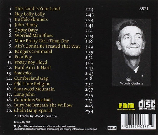 Woody Guthrie : This Land Is Your Land (CD, Comp)