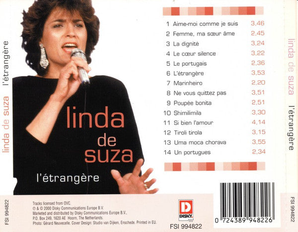 Linda De Suza : L'étrangère (CD, Comp)