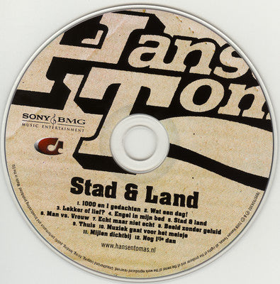 Hansen Tomas : Stad & Land (CD, Album)
