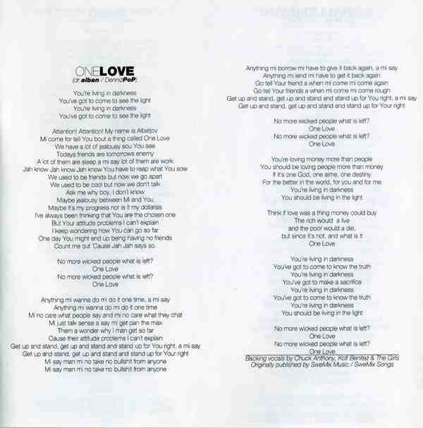 Dr. Alban : One Love: The Album (Second Edition) (CD, Album)