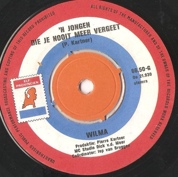 Wilma Met Vader Abraham : Zou Het Erg Zijn Lieve Opa (7", Single, 4-P)