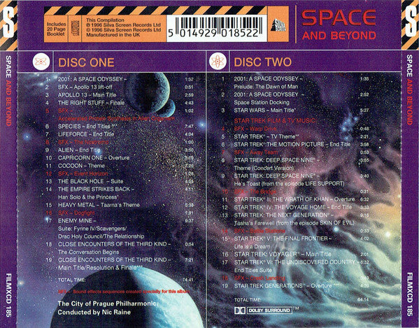The City Of Prague Philharmonic : Space And Beyond (2xCD, Album, Comp, Dol)