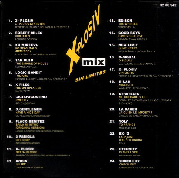 Various : X-Plosiv Mix (Sin Limites) (CD, Mixed)
