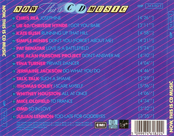 Various : Now, This Is CD Music (CD, Comp)