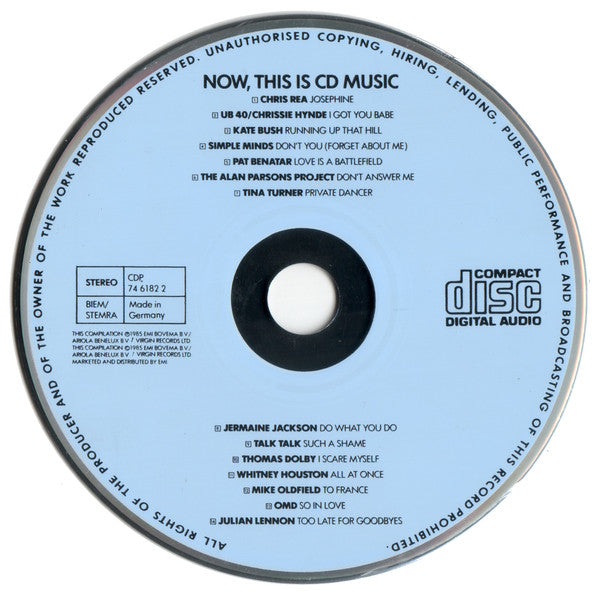 Various : Now, This Is CD Music (CD, Comp)