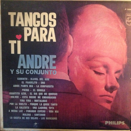 Andre Y Su Conjunto : Tangos Para Ti (LP, Album, Mono)
