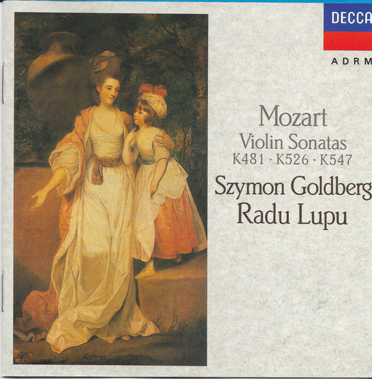 Wolfgang Amadeus Mozart, Szymon Goldberg, Radu Lupu : Violin Sonatas K481 - K526 - K547 (CD, Comp)