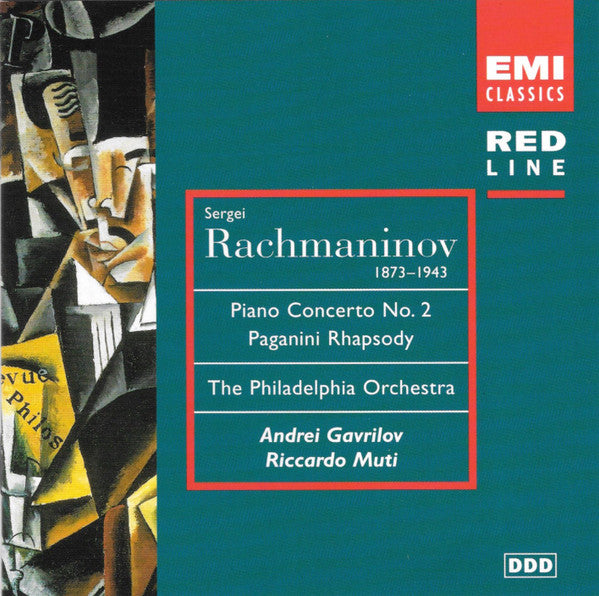 Sergei Vasilyevich Rachmaninoff - The Philadelphia Orchestra, Andrei Gavrilov, Riccardo Muti : Piano Concerto No. 2, Paganini Rhapsody (CD, Album, RE)