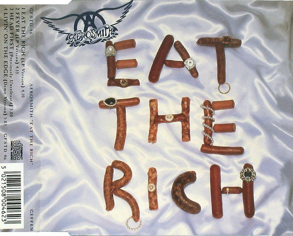 Aerosmith : Eat The Rich (CD, Single)