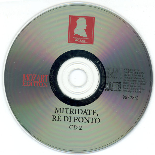 Wolfgang Amadeus Mozart : Mitridate, Rè Di Ponto (3xCD)