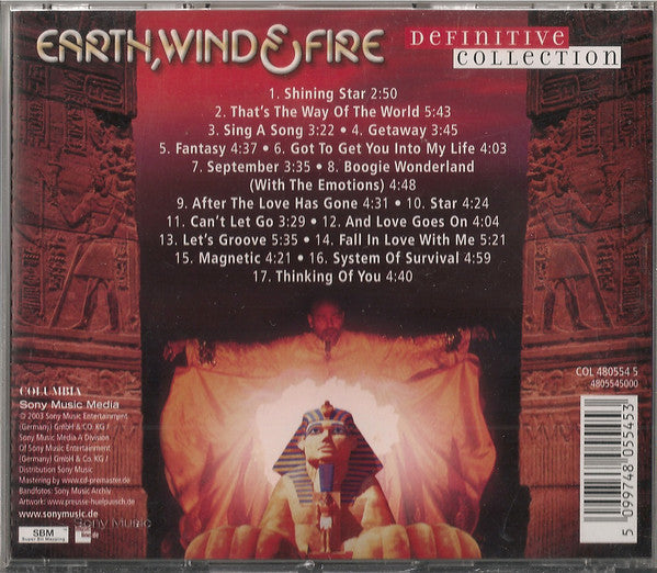 Earth, Wind & Fire : Definitive Collection (CD, Comp, RE)