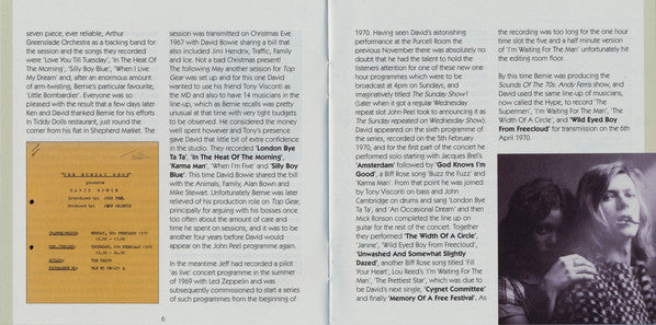 David Bowie : Bowie At The Beeb (The Best Of The BBC Radio Sessions 68-72) (2xCD, Comp, RE)