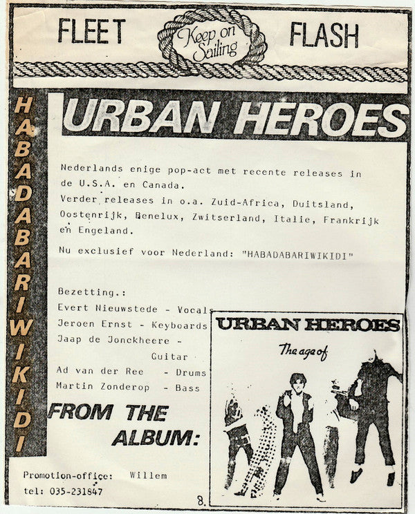 Urban Heroes : Habadabariwikidi (The Love Hopper) (7", Single)