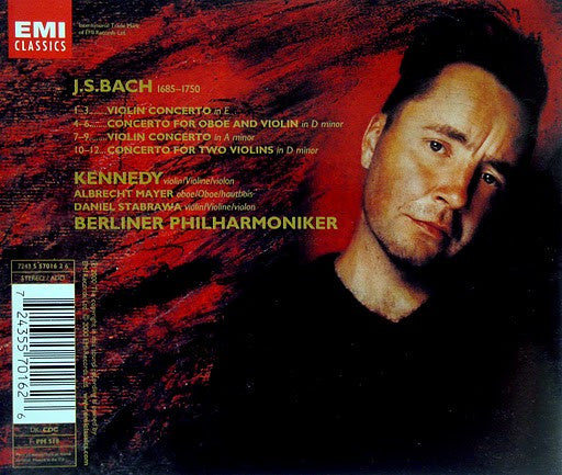 Nigel Kennedy Plays Johann Sebastian Bach With The Berliner Philharmoniker : Kennedy Plays Bach With The Berliner Philharmoniker (CD)
