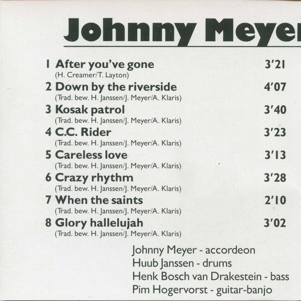 Johnny Meijer : In Dixieland (CD, Comp)