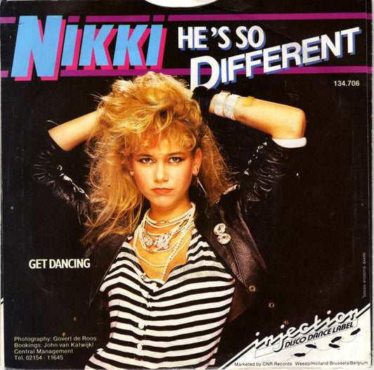 Nikki (7) : He's So Different (7", Single)