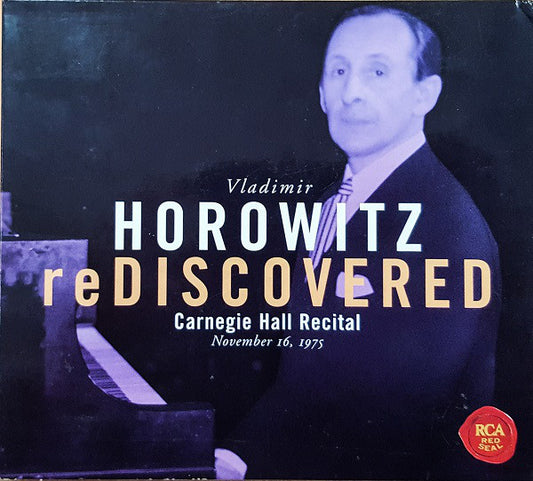 Vladimir Horowitz : Rediscovered (Carnegie Hall Recital, November 16, 1975) (2xCD, Dig)
