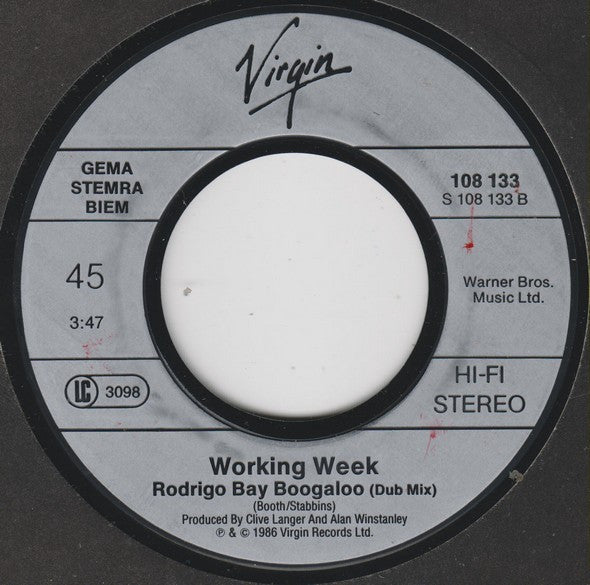 Working Week : Rodrigo Bay (7", Single)
