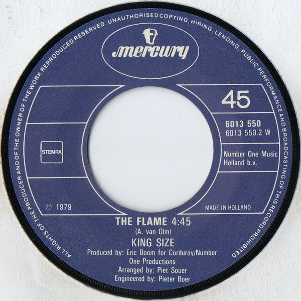 King Size (6) : I Need A Man (7", Single)