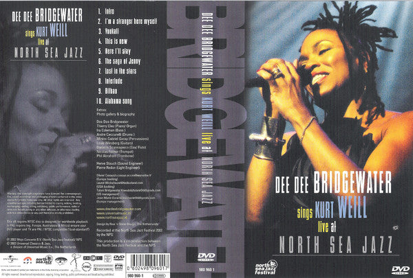 Dee Dee Bridgewater : Sings Kurt Weill Live At North Sea Jazz (DVD, NTSC)