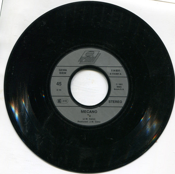 Mecano : Tu (7", Single)