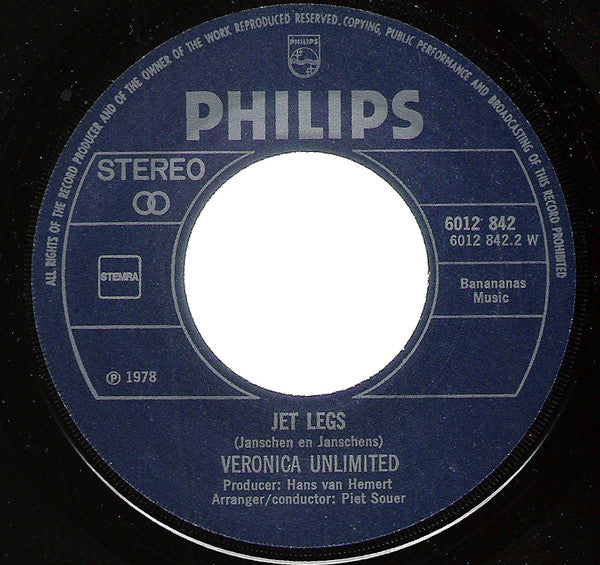 Veronica Unlimited : Gimme More / Jet Legs (7", Single)