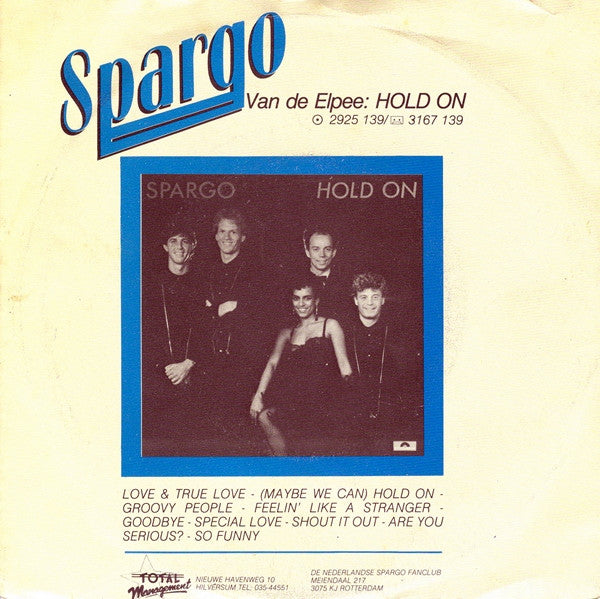 Spargo : Goodbye (7", Single)