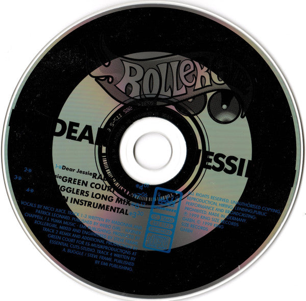 Rollergirl : Dear Jessie (CD, Maxi)