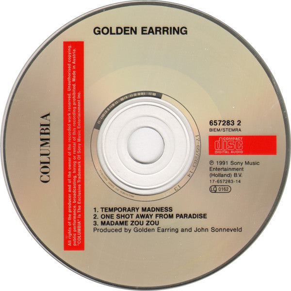 Golden Earring : Temporary Madness (CD, Maxi)