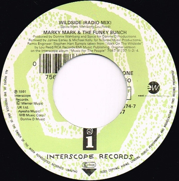 Marky Mark & The Funky Bunch : Wildside (7", Single)