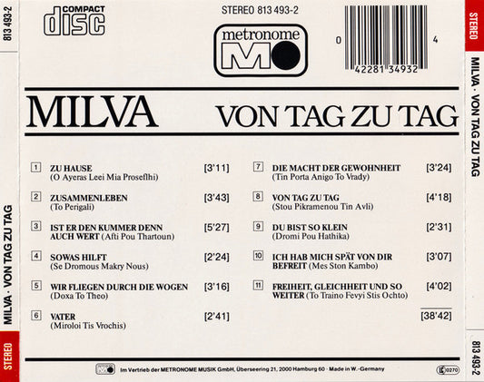 Milva : Von Tag Zu Tag (CD, Album, RE)