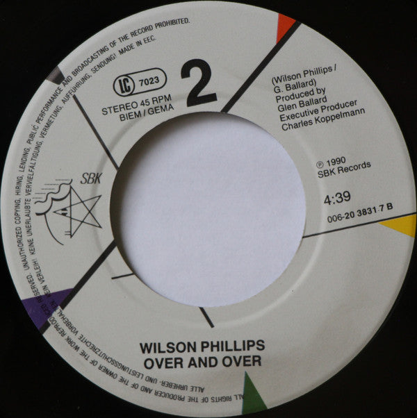 Wilson Phillips : Hold On (7", Single)