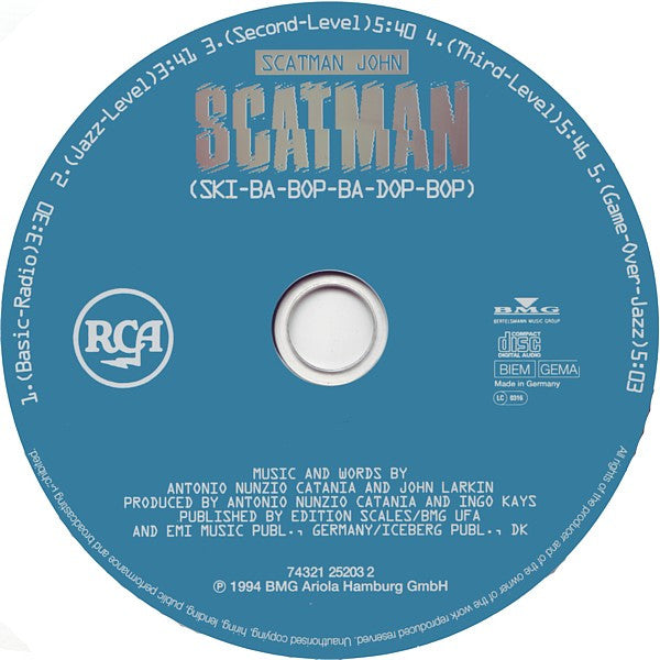 Scatman John : Scatman (Ski-Ba-Bop-Ba-Dop-Bop) (CD, Maxi)