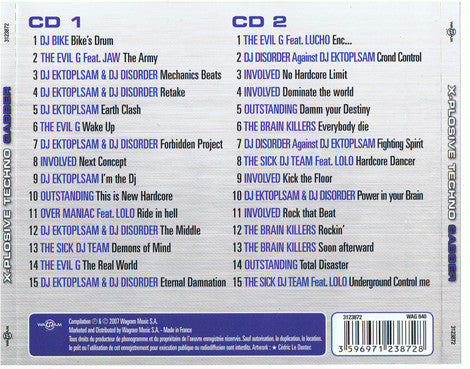 Various : X-plosive Techno  - Gabber (2xCD, Comp)