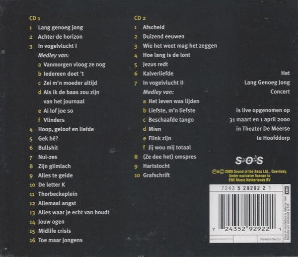 Robert Long : Vanavond Tussen 8 En 11 Live (2xCD, Album)
