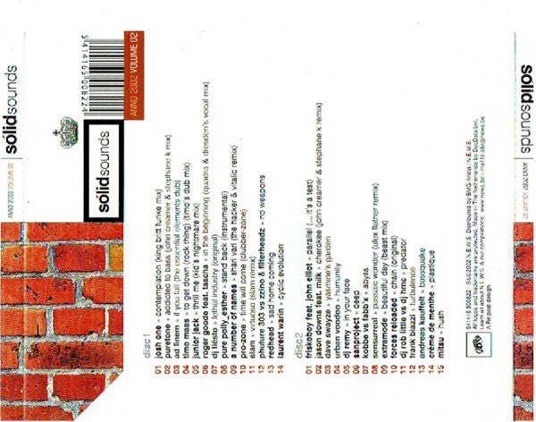 Various : Sólid Sounds Anno 2002 Volume 02 (2xCD, Comp)