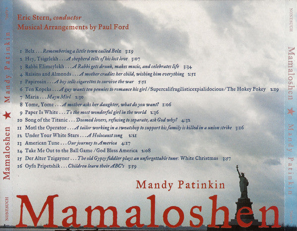 Mandy Patinkin : Mamaloshen (CD, Album)