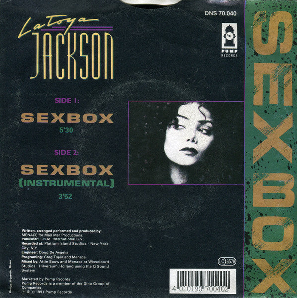 La Toya Jackson : Sexbox (7", Single)