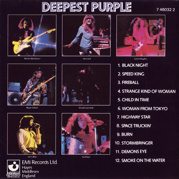 Deep Purple : Deepest Purple: The Very Best Of Deep Purple (CD, Comp, RE)