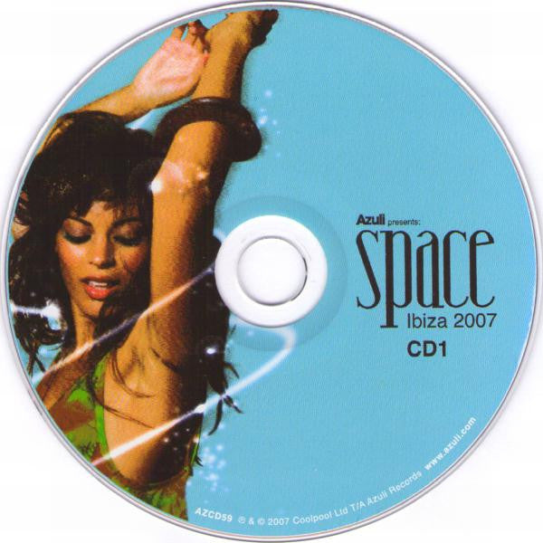 Various : Azuli Presents: Space Ibiza 2007 (2xCD, Comp, Mixed + DVD-V)